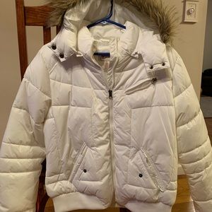 White coat size xl with fur hood